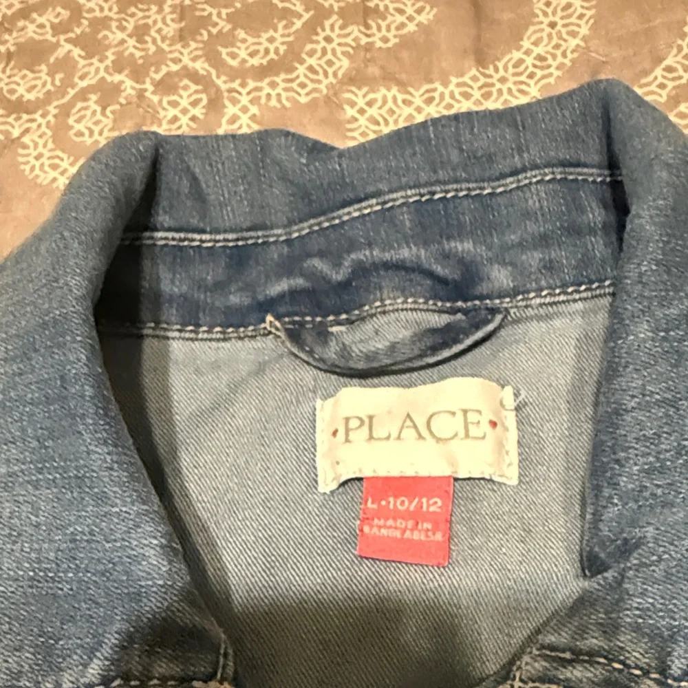 The Children's Place Dark Blue Denim Jacket for Kids